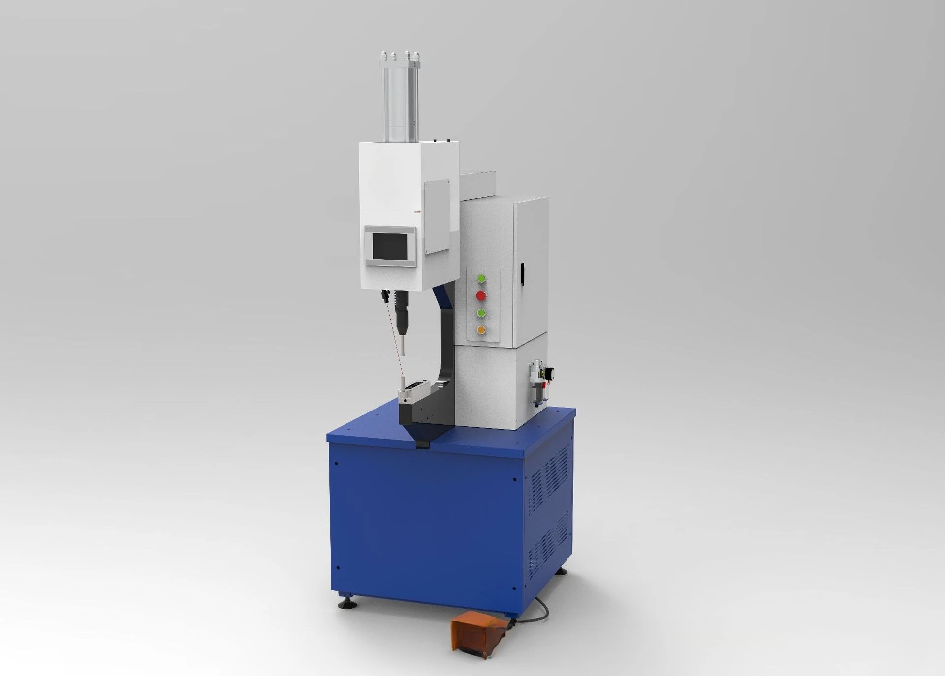 Gas-liquid pressurized riveting machine nut stud pneumatic plate riveting machine
