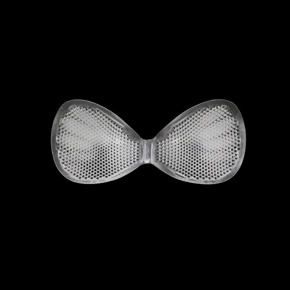 1 Pair Swimsuit Breathable Honeycomb Transparent Round Soft Removable Bikini Bras Cups Insert Silicone Bra Pads Breast Push Up