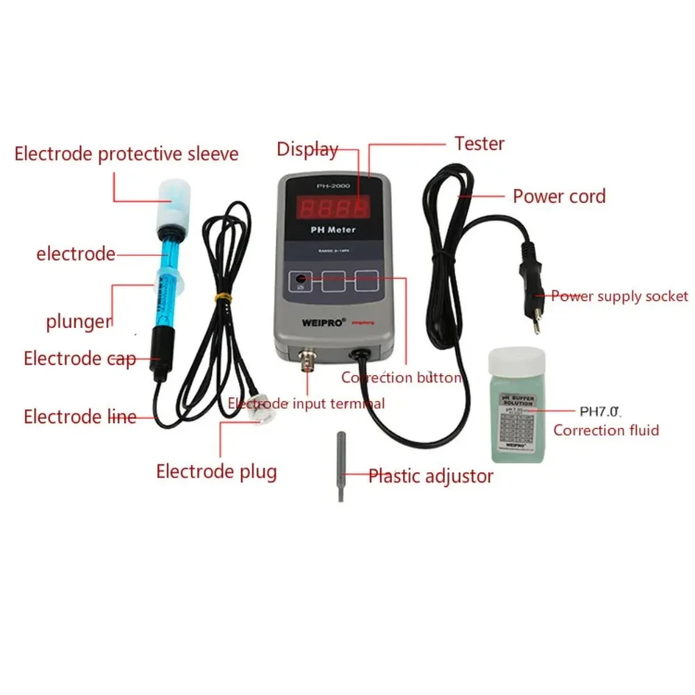 The fish tank aquatic animals water quality detection Monitoring PH detection weipro PH-2000 PH value long-term monitor