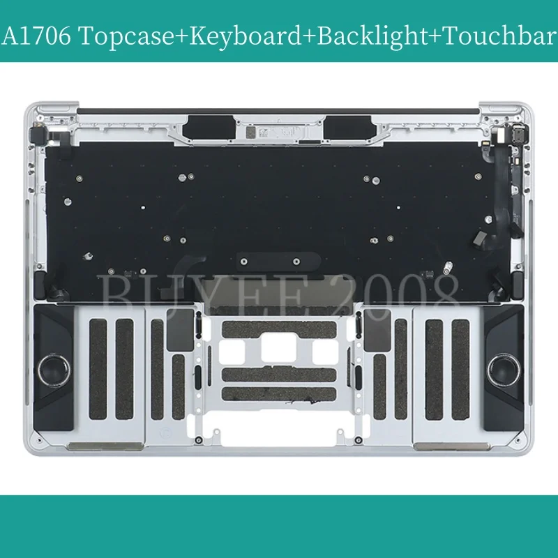 Teclado Original para Macbook Pro US A1706, accesorio con retroiluminación, barra táctil, gris espacial, plateado