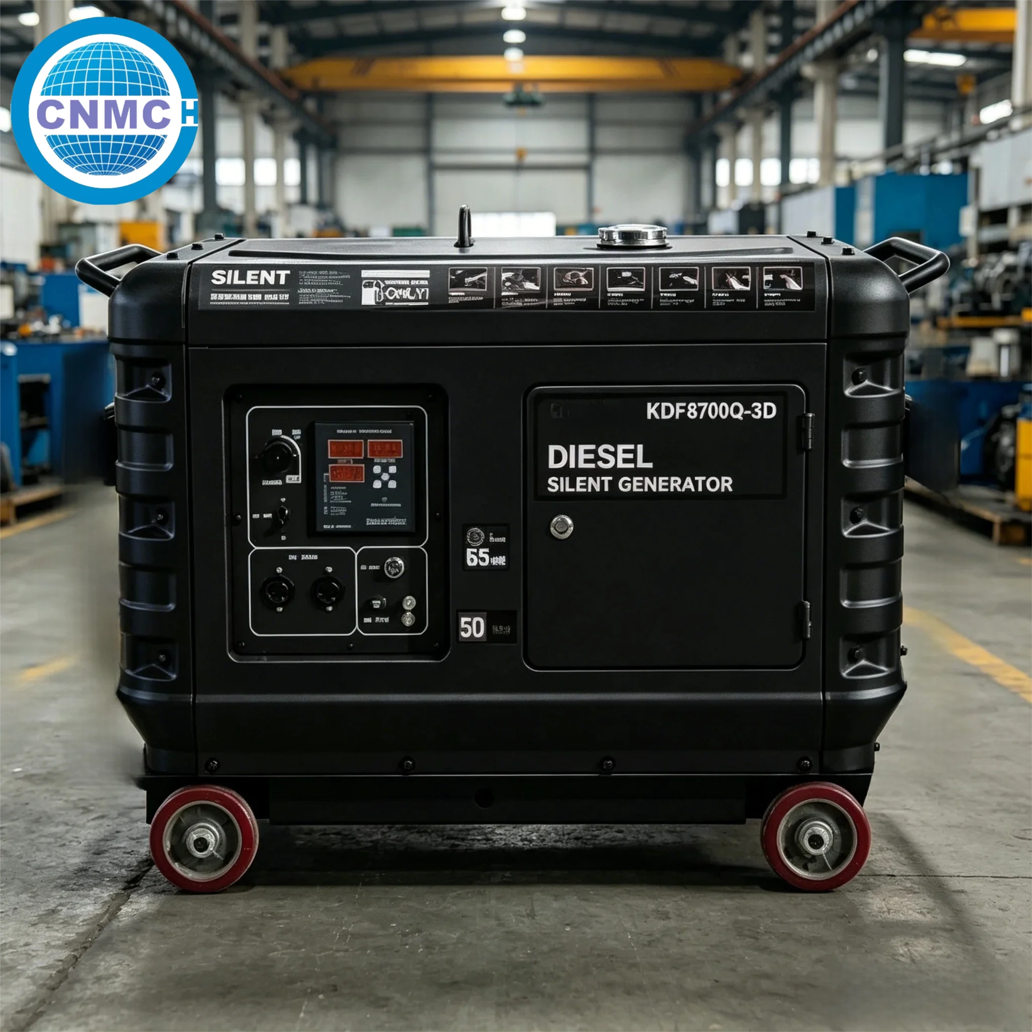 CNMC Silent Diesel Generator 3KW 4KW 5KW 6KW 7KW 8KW Electric Start Four-stroke 230V 400V electricity generator CE Certified