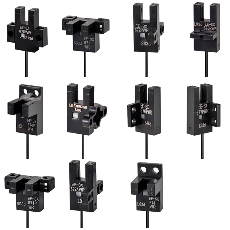 

Photoelectric Switch Output Slotted Optic EE-SX67 Series SX670 671 672 673 674 675 676 677 Induction Limit Sensor NPN/PNP 5V-24V