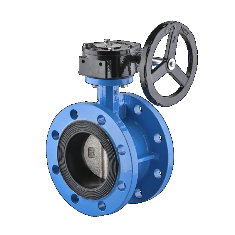 High quality manual flange butterfly valve Ductile iron butterfly valve DN200