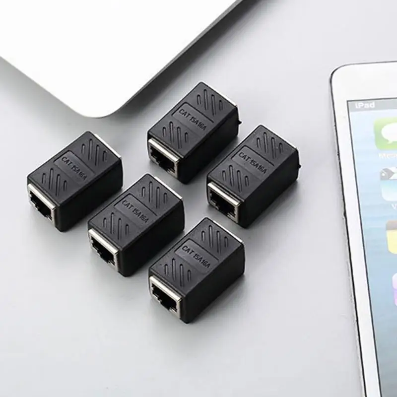 

1 шт. RJ45 соединитель Ethernet-кабель соединитель LAN разъем Cat7 Cat6 Cat5e Ethernet-кабель удлинитель адаптер «мама-мама»