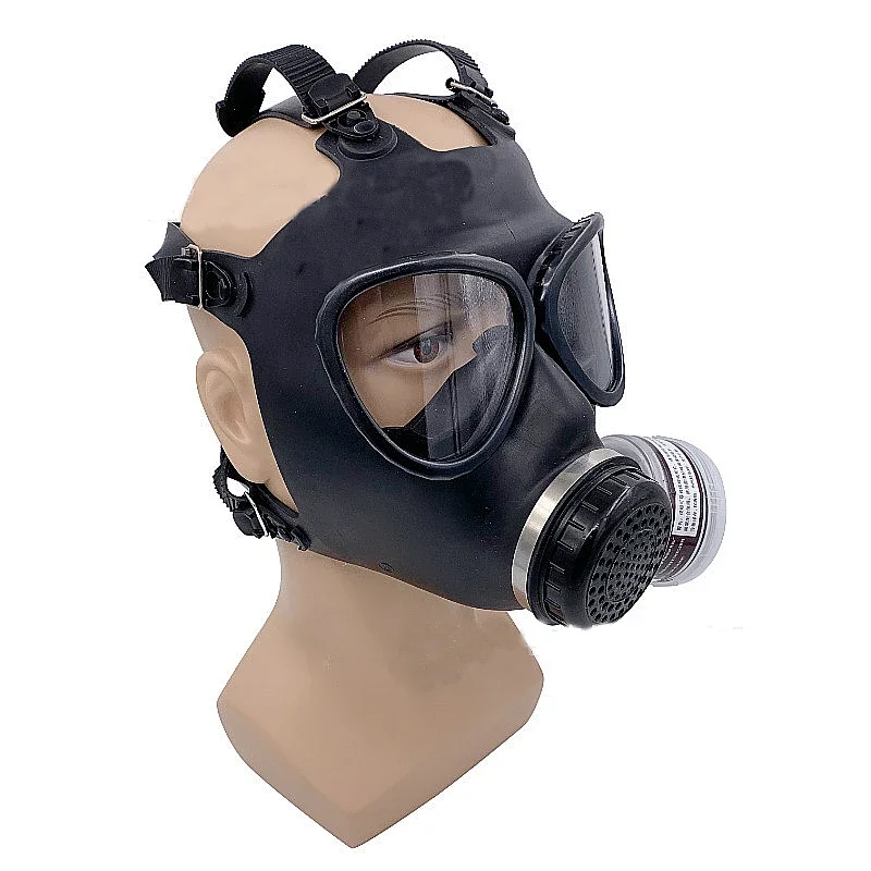 Spraying Gas Mask Chemical Full Face Mask And Filter Accessory87Type Rubber Head Wear Type Grimace Industry Respirator