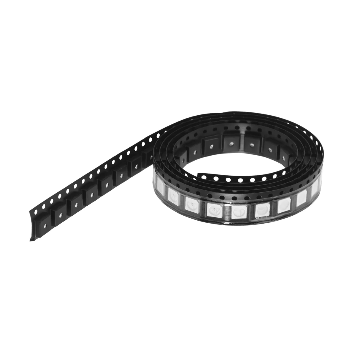 OUVU-100PCS WS2812B RGB LED رقاقة 5050SMD الأبيض PCB WS2812 رقاقة بكسل قابلة للعنونة بشكل فردي DC5V
