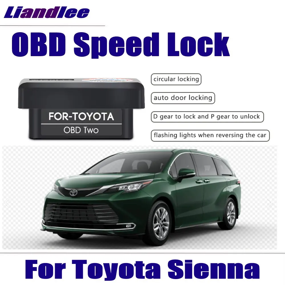 

For Toyota Sienna XL40 2021-2026 Car Auto Automatic Window Door Closer Speed Lock OBD Decoder Module Accessor