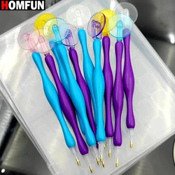 HOMFUN 5D Diamond Painting Roller Tool Kit, Effortless Painting Scroll Wheel , Point Drill Pen with Glue, Ideal DIY Accessories
