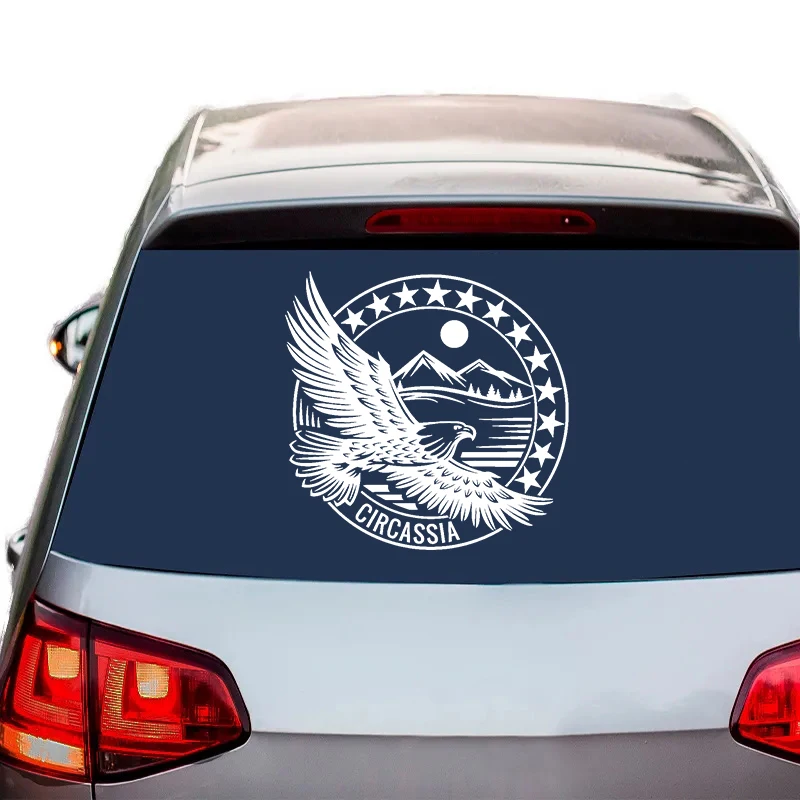 

Caucasus Eagle And Mountains Car Sticker， Waterproof Auto Decors