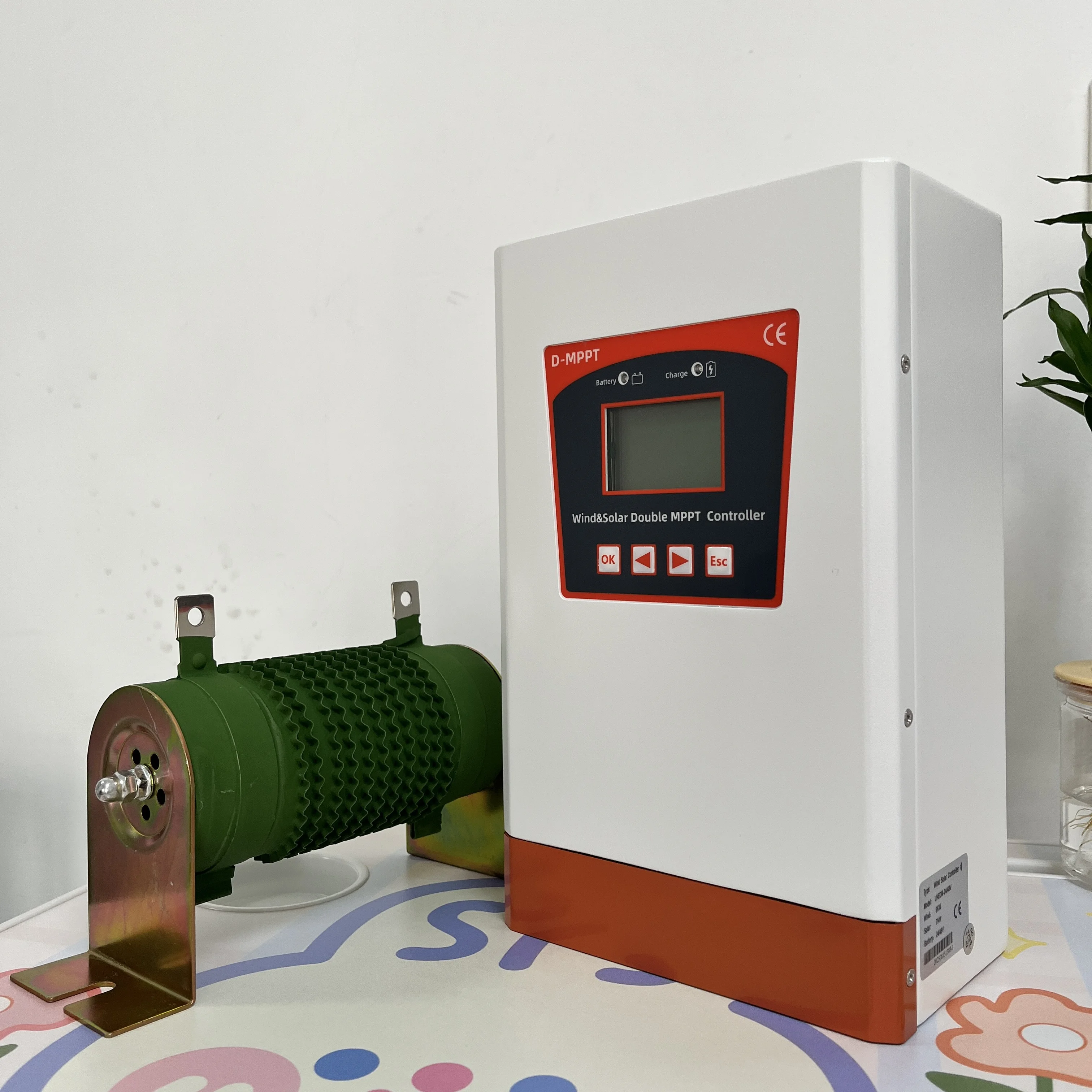 12V 24V 48V 6000W 8000W Wind Solar Hybrid Charge Controller MPPT Charge Lithium Lead Acid Battery for Solar Panel Wind Turbine