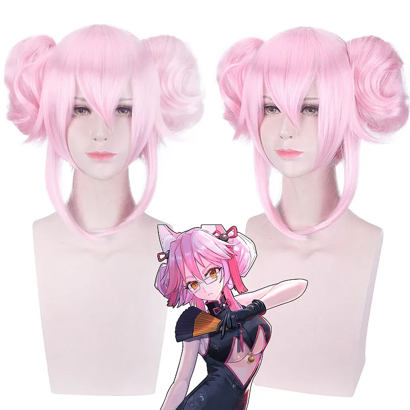 วิกผมคอสเพลย์ผมยาวสังเคราะห์สำหรับผู้หญิง ทรงผมสั้นตรง วิกผมสำหรับแต่งกาย ทำจากเส้นใยทนความร้อนอย่างเป็นธรรมชาติ สำหรับงานปาร์ตี้ แบบมีเชือกผูกด้านหน้า