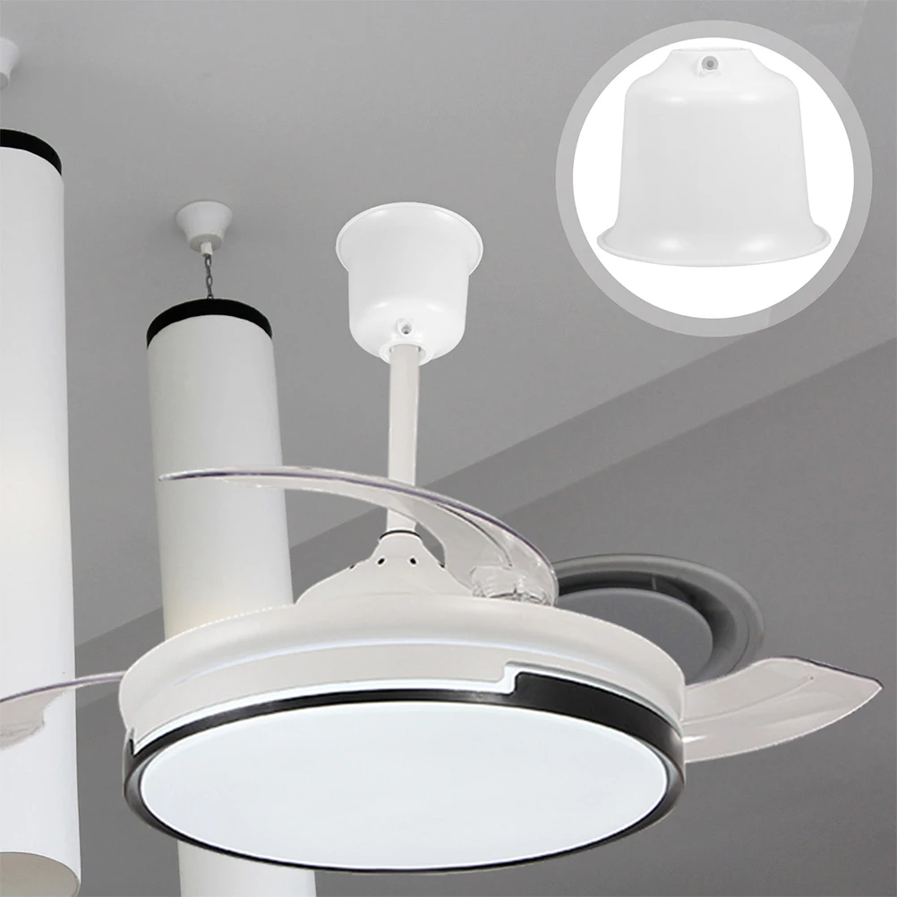 

Ceiling Fan Dust Cover Universal Replacement Canopy Mounting Bracket Candelabra Socket Adapter Pendant Light Fixture Durable