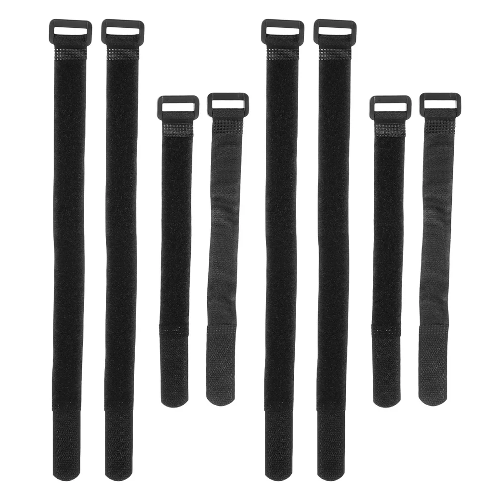 8 Pcs Electric Dirtbike Strap Rack Straps Wheel Mountain Accessories Pump Securing Black Nylon Fixing Travel