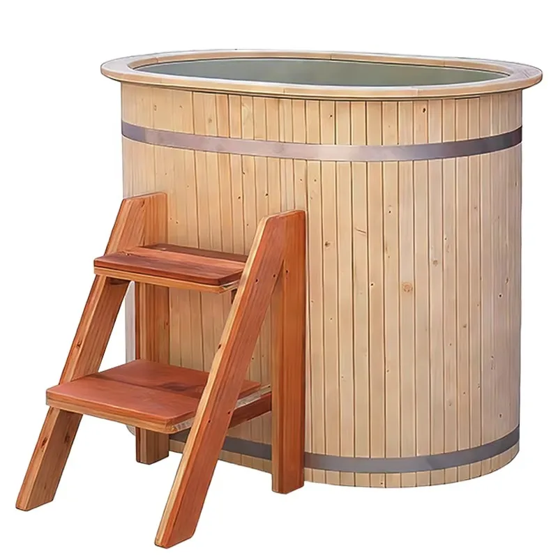 Direct Manufacturer Modern Cold For Tub Cedar Barrel For Gym & Hotel Use