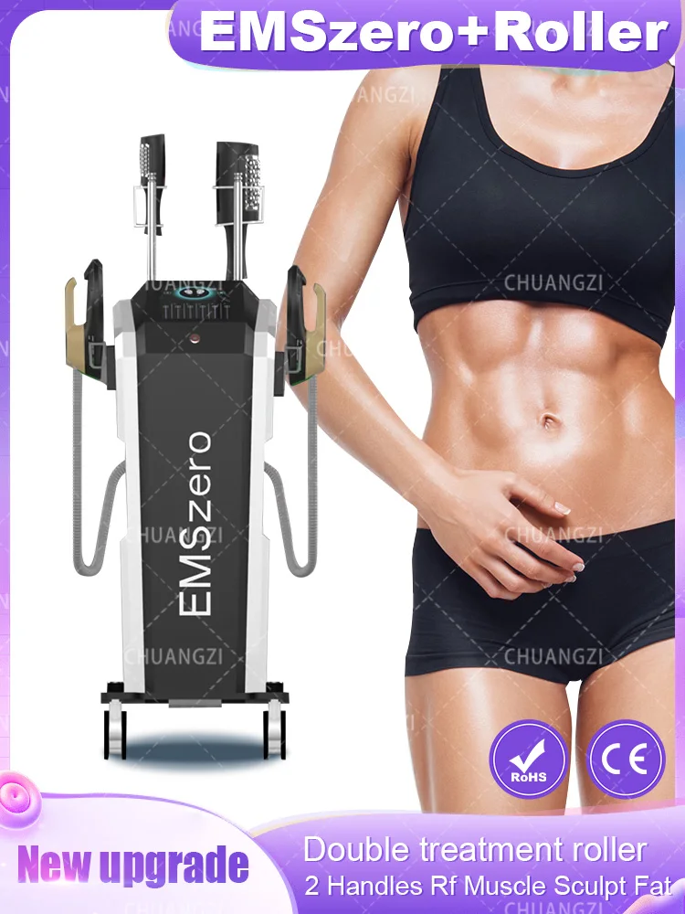 EMS-Machine de beauté Neo RF rotative pour la réduction de la cellulite, boule intérieure, rouleau valide pour la perte de poids, stimulateur musculaire