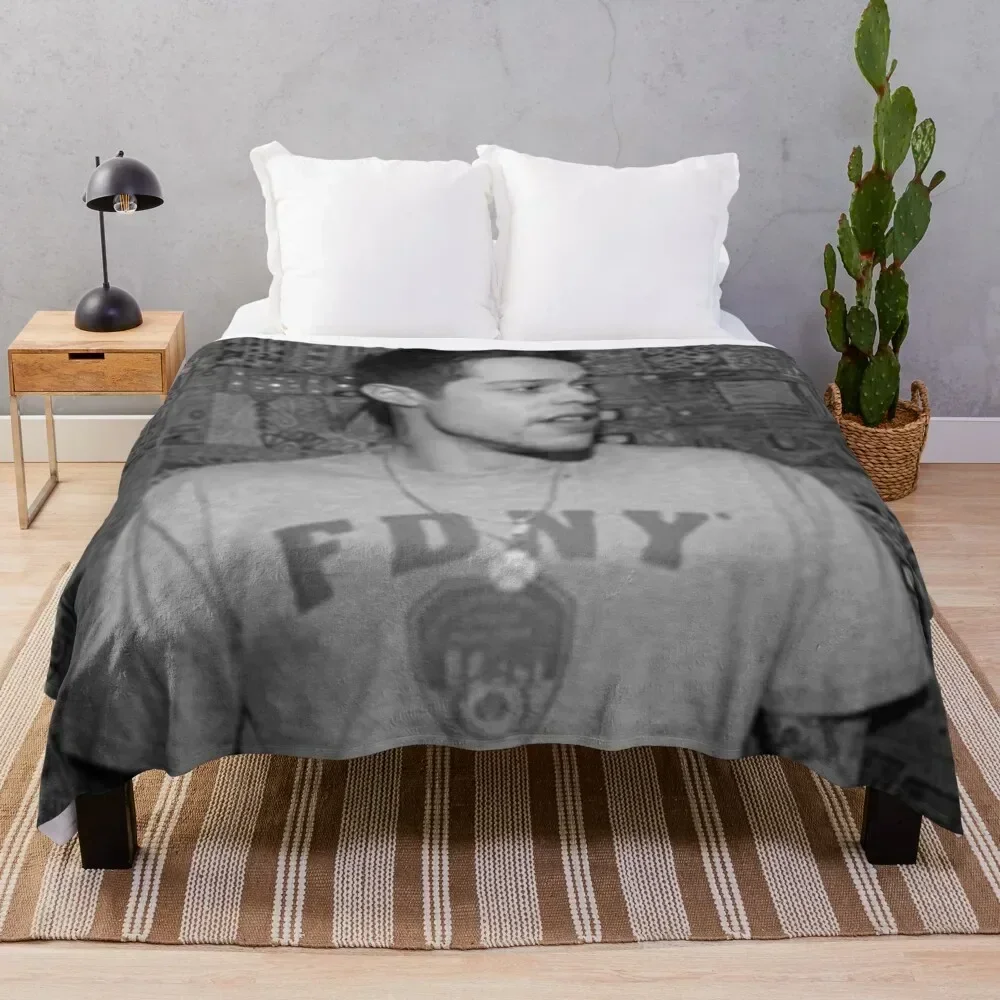 

pete davidson fd Throw Blanket Blankets For Bed Decorative Beds Flannel Fabric Blankets