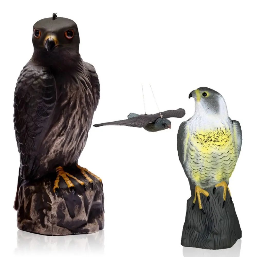 

Plastic Eagle Decoy Scare Birds Away Garden Decoration Bird Deterrent Realistic Large Size Pest Control Outdoor Patio Yard