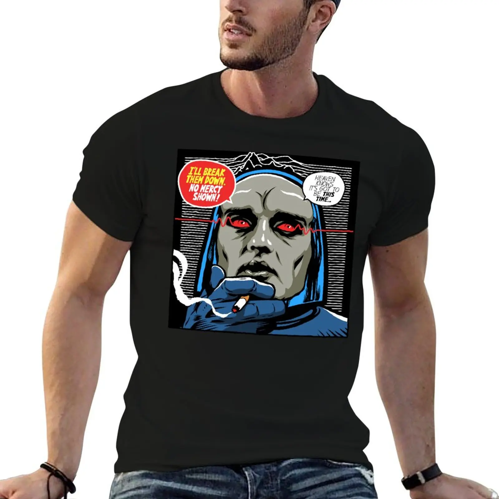 Post-Punk Break Down T-Shirt Sweat Absorbing Sports Tee Shirt