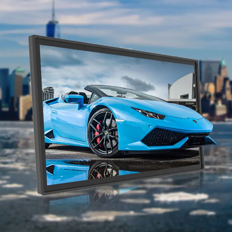 

27-дюймовый настенный подвесной HD беспроводной ЖК-дисплей с цифровой вывеской, рекламный видеоплеер, экран для розничного магазина, магазина, торгового центра