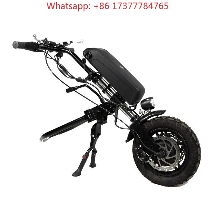 Handcycle Attachment Electric Three Wheel Chair Kit 48V 350W, Mobility Aid For Disabled