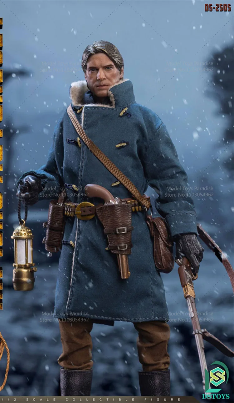 DSTOYS DS-2505/06 1/12 コレクタブルトイ ウエストカウボーイ ダブルヘッドカービング アーサー メンソルジャー 6インチ アクションフィギュア モデル ギフト