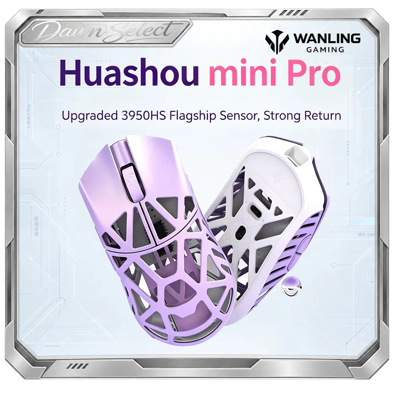 WL Beast X Mini Pro Magnesium Alloy Lightweight Wireless Gaming Mouse PAW3950HS Sensor 8K Polling Rate 34g Ultra Light For FPS
