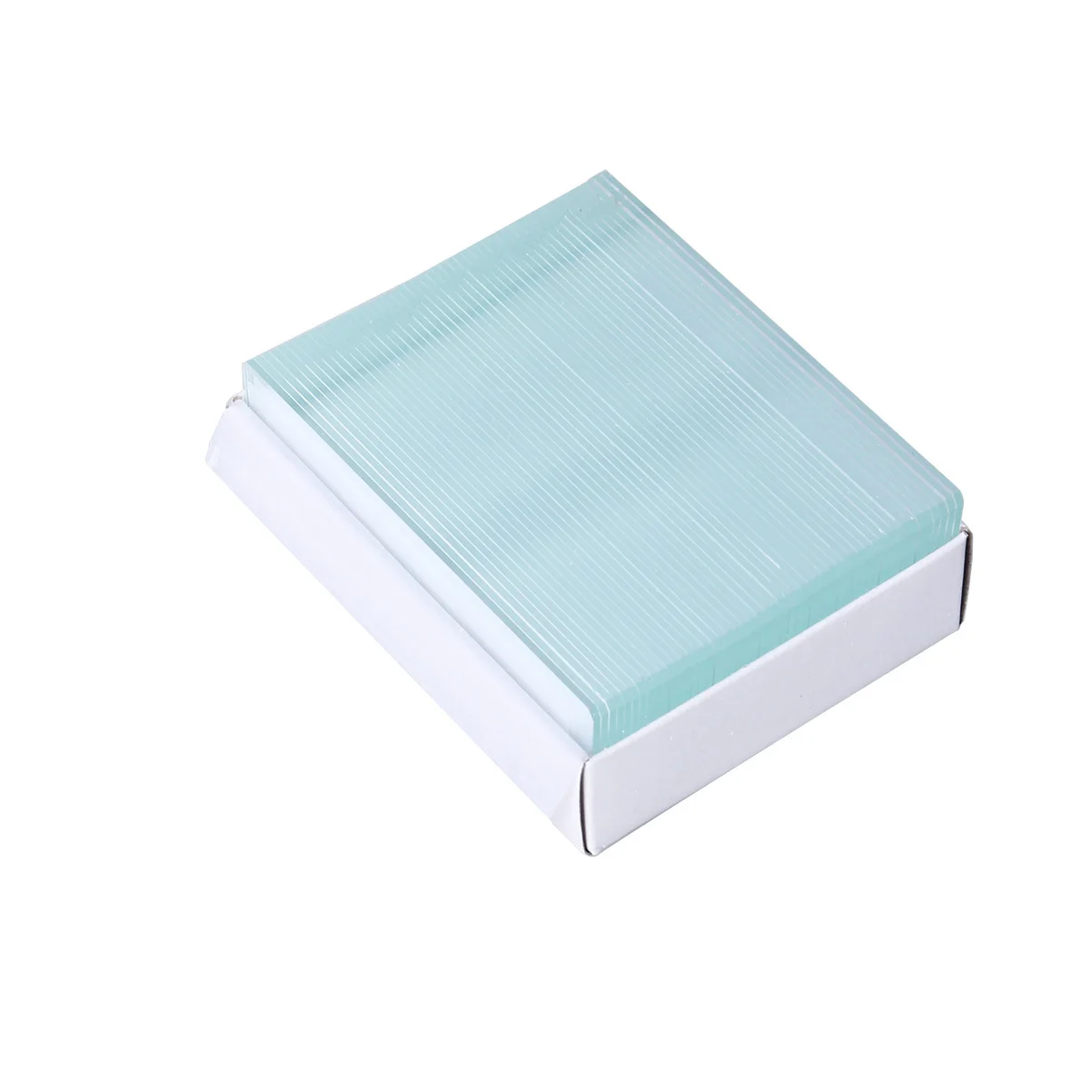 50 قطعة شرائح زجاجية للمجهر قسط بصري واضح مربع أجهزة الصف عينات التعليم البحوث علم الأحياء الكيمياء العلوم