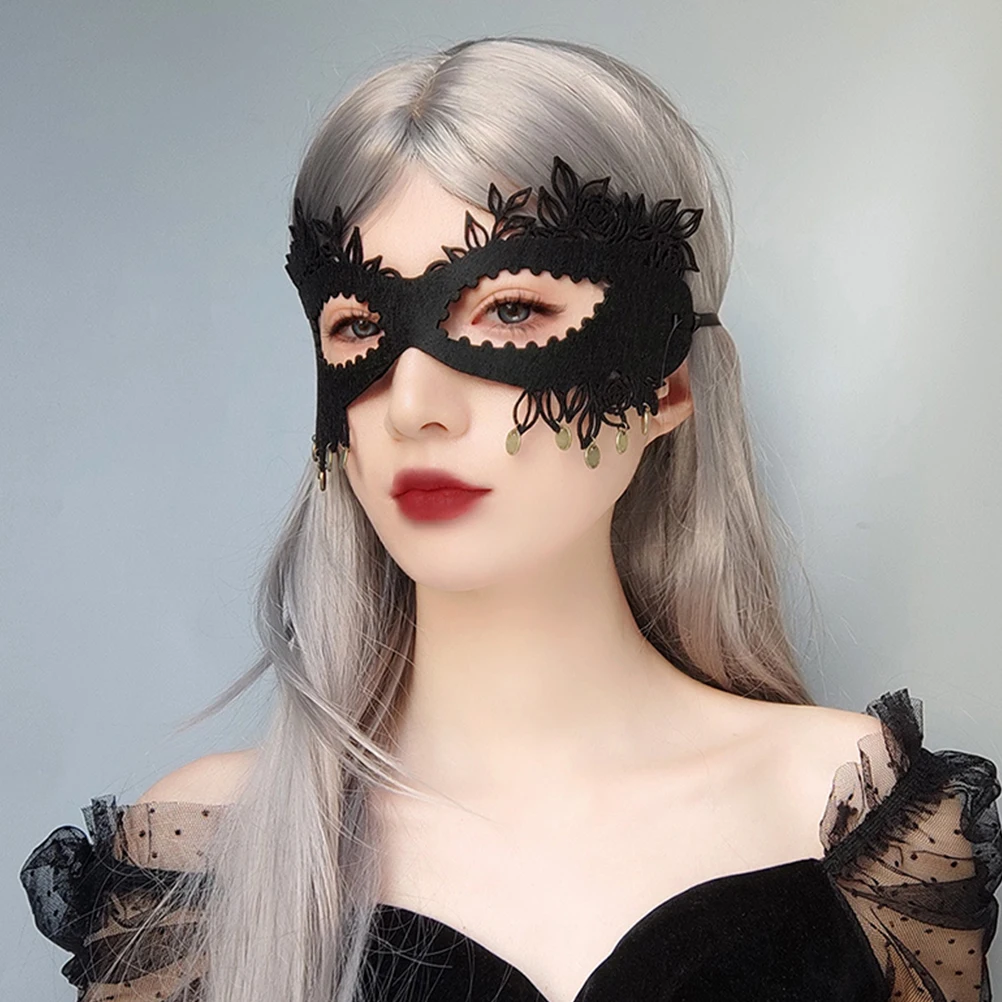

Half Face Masks Elegant Design for Dance Parties Women Men Cosplay Flower Halloween Decorations Comfortable Wear