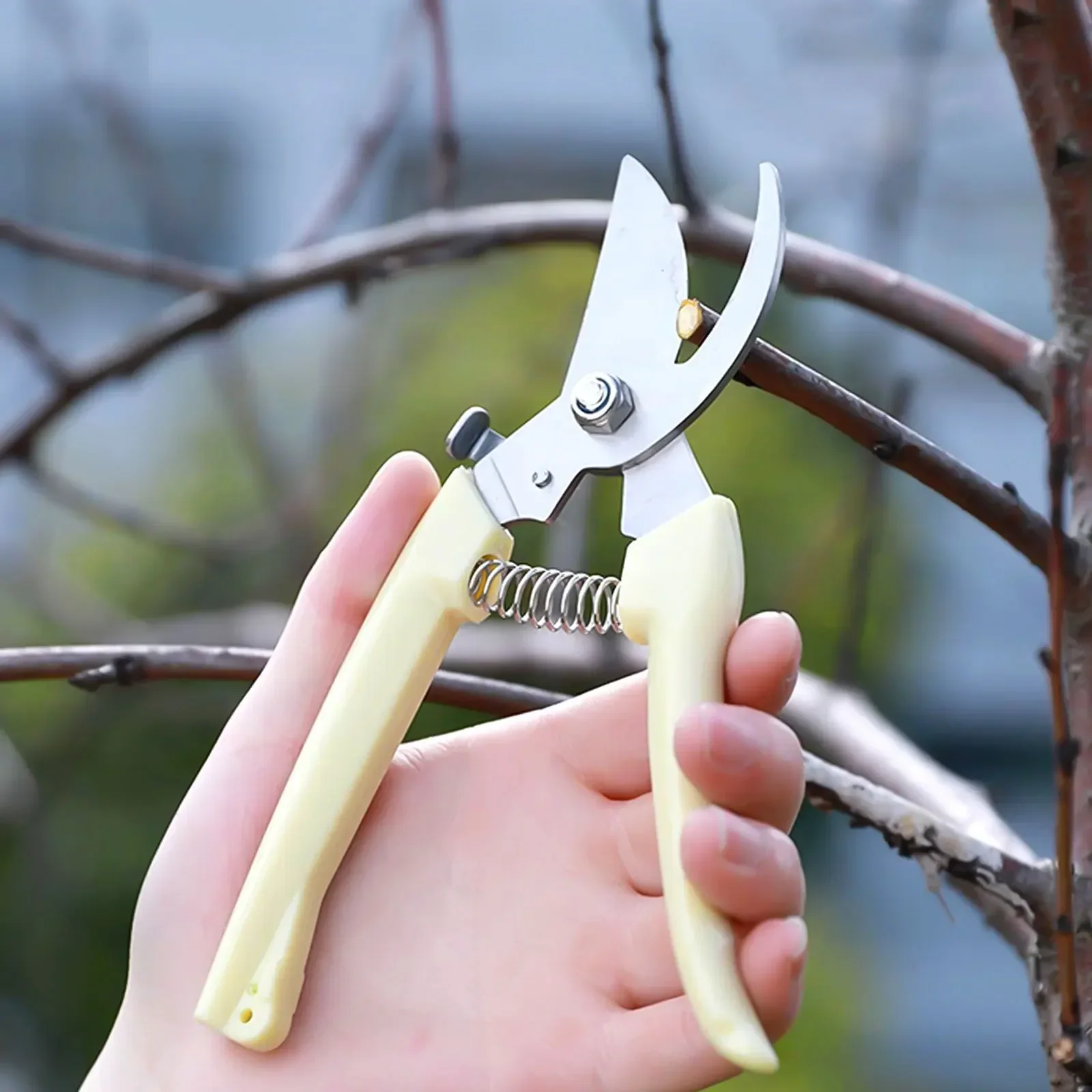 1pc Garden Shears Garden Pruners Branch Pruners Outdoor Garden Power Tools Accessories Stainless Steel For Bonsai