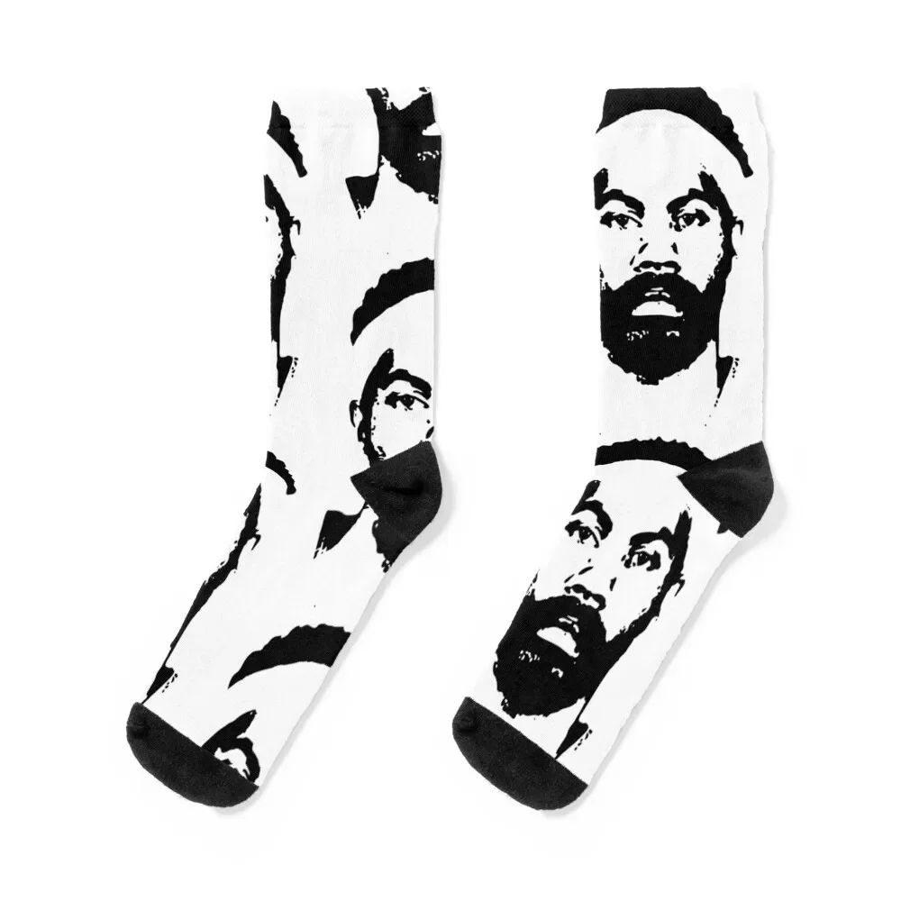 

Rasheed Wallace Fan Sheed Face UNC Blue North Socks compression men cotton high quality anti-slip Socks Women's Men's
