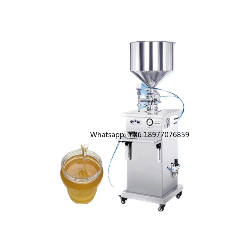Electric Semi-Automatic Vertical High Accuracy Paste Filling Machine for Food Chemical Energy Saving Eco-Friendly for Barrels