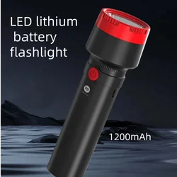 High Power Led Flashlight Two-mode Torch Light USB Rechargeable Lamp Personal defense Lantern For night working lighting