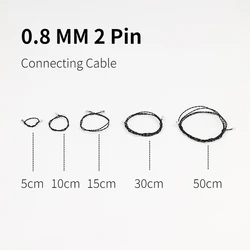 0.8 MM 2 Pin Connecting Cable For Led Light Kit Compatile With Lego Blocks Model DIY Toys