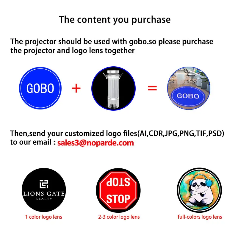 HD LED Embedded Logo Projector Lamp for Storefront Cafe Restaurant - Easy Recessed Installation Projection Lighting