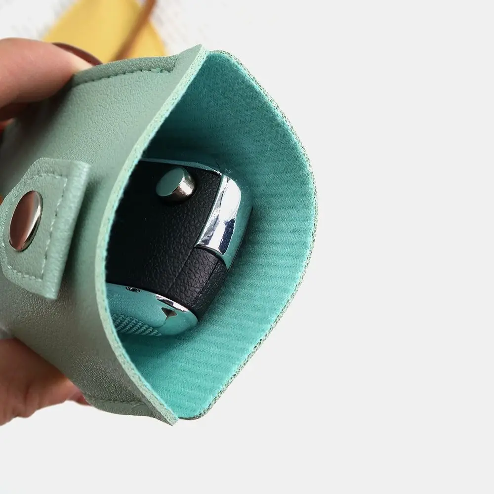 PU Leather Pull Out Keychain Pouch Solid Color Key Bag PU Key Wallets Key Organizer Key Holder Case Housekeepers Key Holder Men