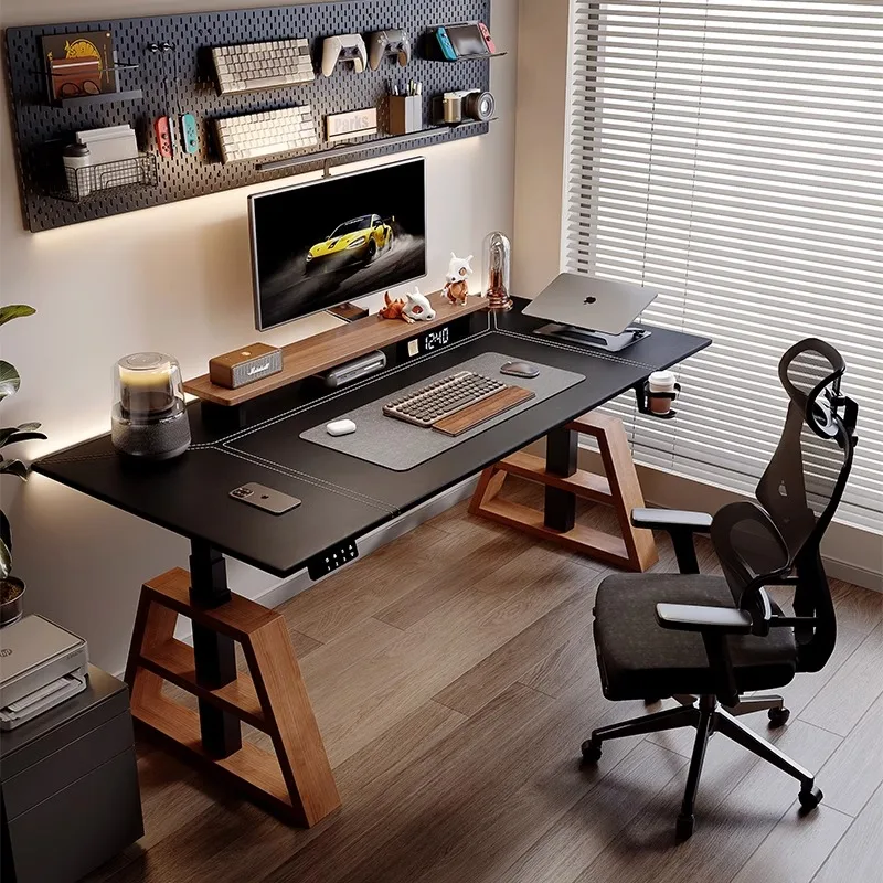 

Simple Design Computer Desks Standing Light Luxury Console Gaming Computer Desks Adjustable Study Escritorios Salon Furniture