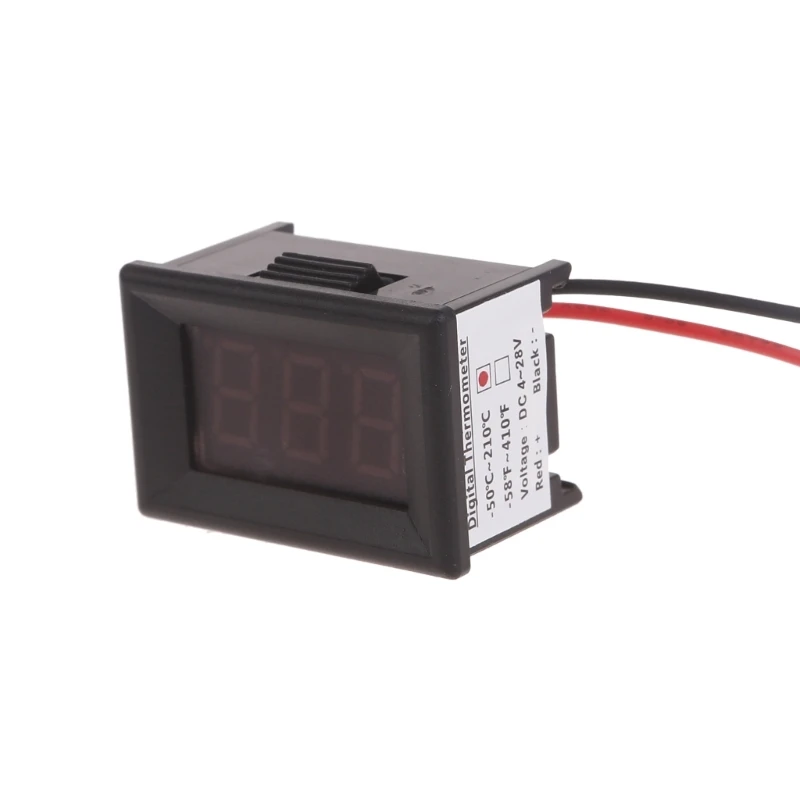 Temperature Meter  Compatible for Industrial Homes Monitoring Boilers Air Liquids Thermometer Hygrometer Gauge