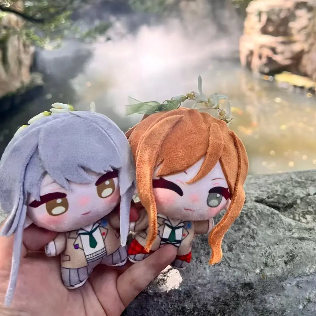 Pelúcia BanG Dream de 10cm! Boneca de pelúcia de algodão lisa imai roselia corpo impresso yukina minatounu chaveiro pingente presente brinquedos natal