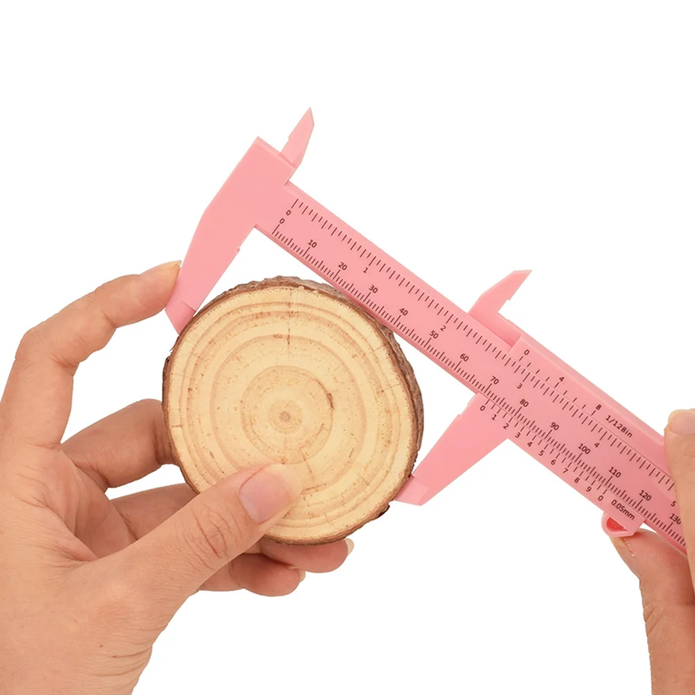 مسطرة صغيرة لفرجار الحواجب، أداة قياس بمقياس مزدوج، مقياس بلاستيكي خفيف الوزن للتجميل المحمول المثالي للمحاجب