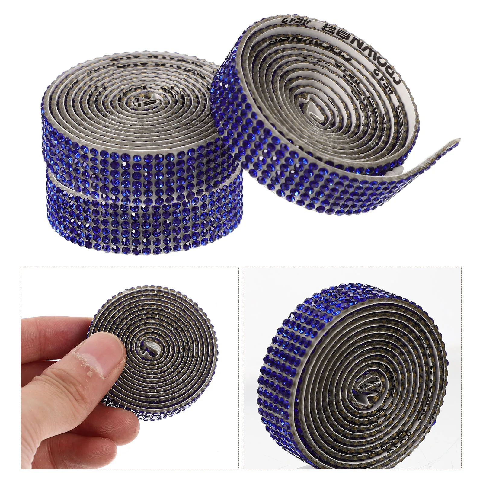 

Self-Adhesive Rhinestone Ribbon Cuttable Craft Trims Multi-Function Costume Accessories Decorative Trim For Diy Clothing
