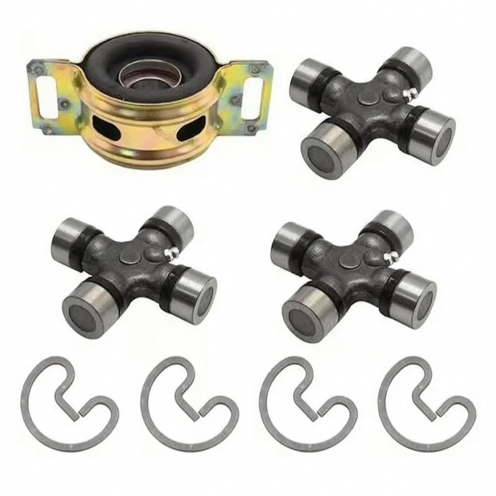 Auto Driveshaft Center Bearing with Rubber Cushion and Metal Housing for 2000-2017 Midsize Truck 2.7L
