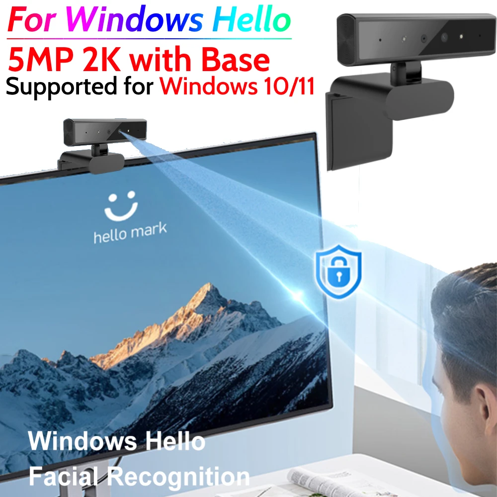 Best Computer Camera with Face ID: A Real User’s Review of the 5MP Facial Recognition Webcam for Windows Hello