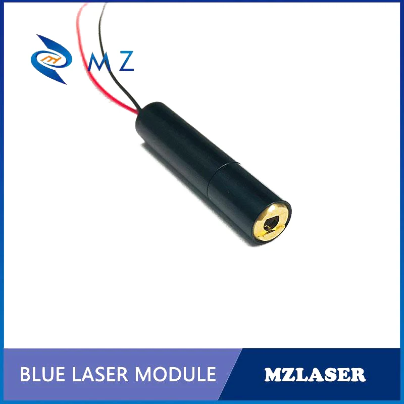 High Quality D8mm 450nm 1mw Industrial Grade Low Power Blue Dot Safety Class II Laser Module Positioning For Mechanical Equipmen