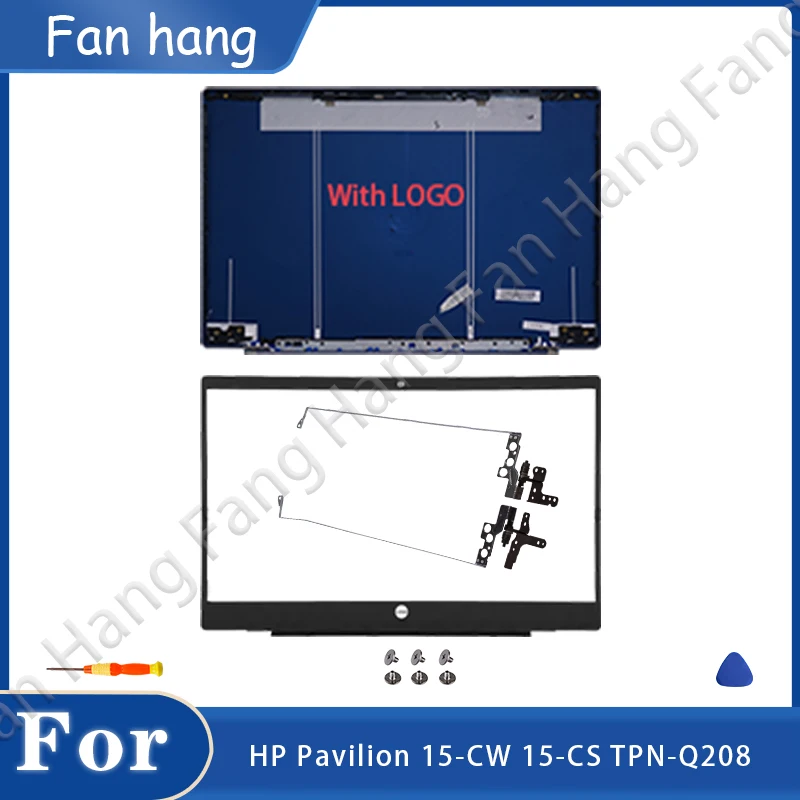 

NEW Top Back Case For HP Pavilion 15-CS 15-CW TPN-Q208 Q210 LCD Back Cover/Bottom Base/Front Bezel Top Rear Lid Hinges Housing