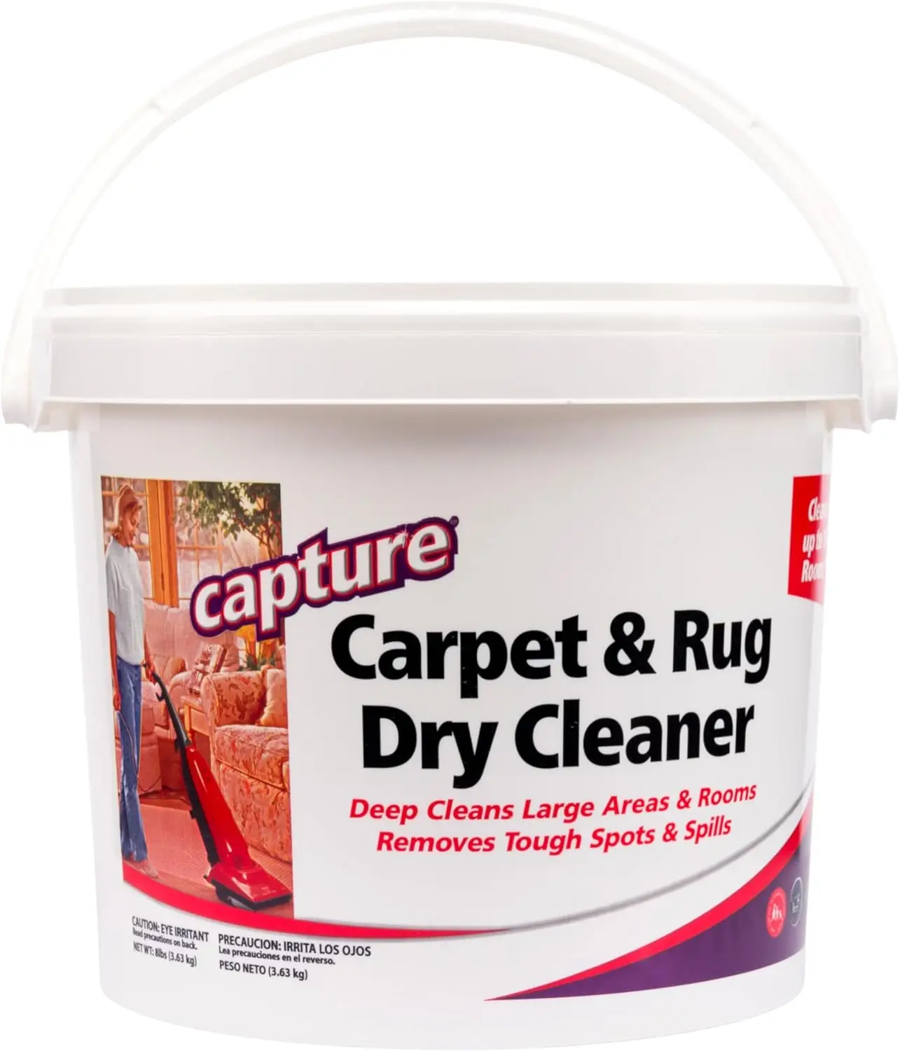 

Powerful Carpet & Rug Dry Cleaner for Home, Car, Pets - Odor Eliminator, Stain Remover, Non-Liquid & Chemical-Free (8 lb)
