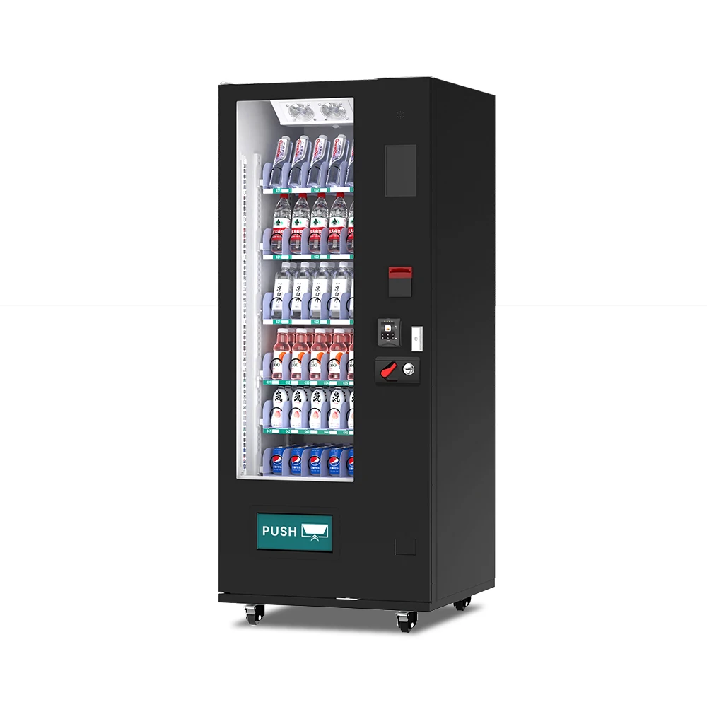 FOODLINE Customized Vending Machines drinks Vending Machine China Gym Qr Code Payment Compartment beverage Vending Machine