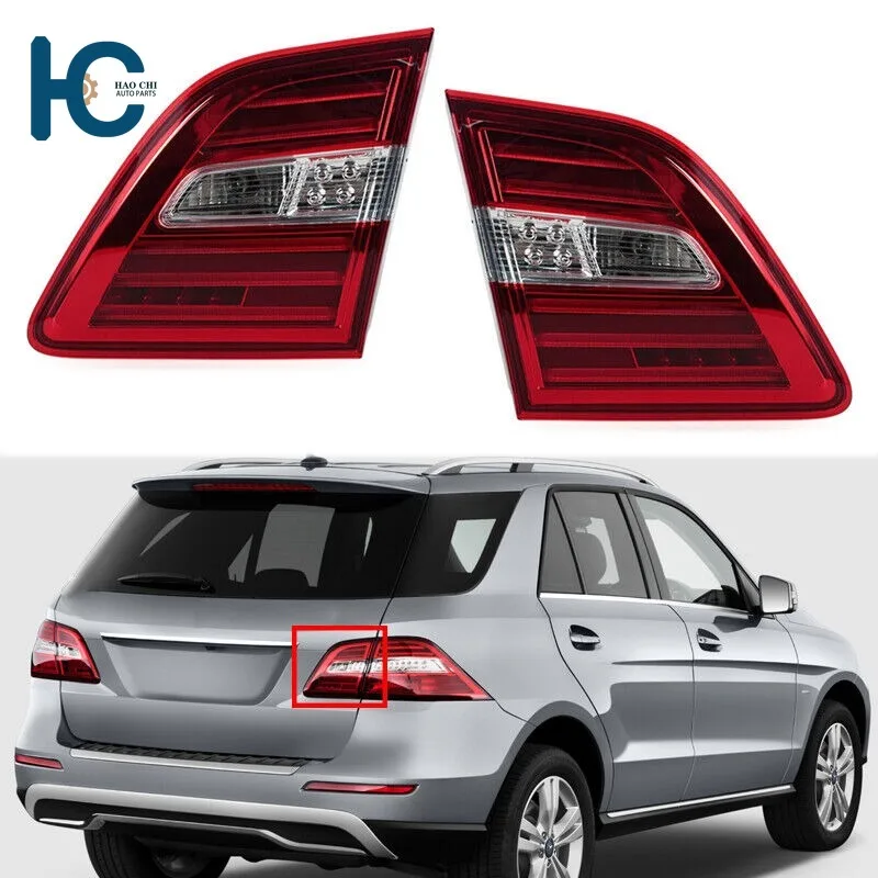 A1669060557 A1669060457  Rear Inner LED Taillight Brake Lamp For Mercedes-Benz W166 ML300 ML350 ML400 2012-2015
