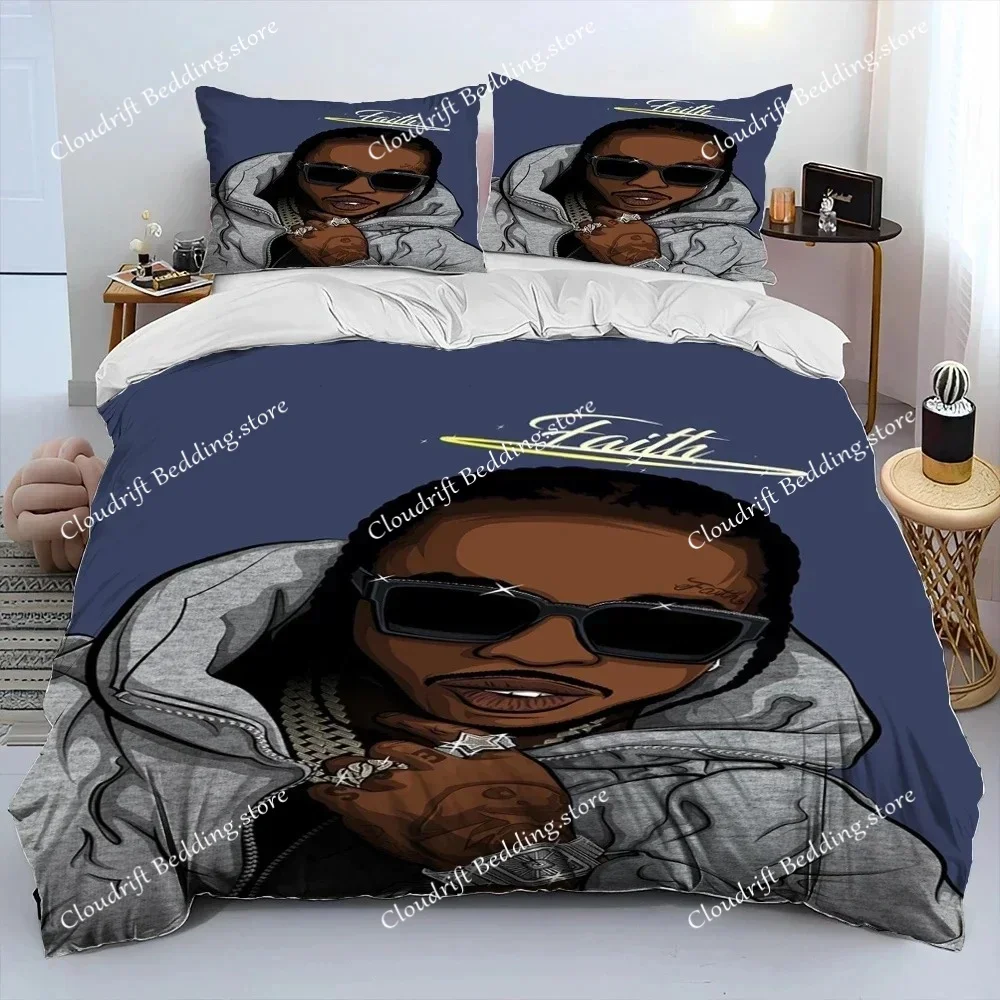 Hip Hop Art Rapper Legend Star Comforter Bedding Set,Duvet Cover Bed Set Quilt Cover Pillowcase,king Queen Size Bedding Set Boys