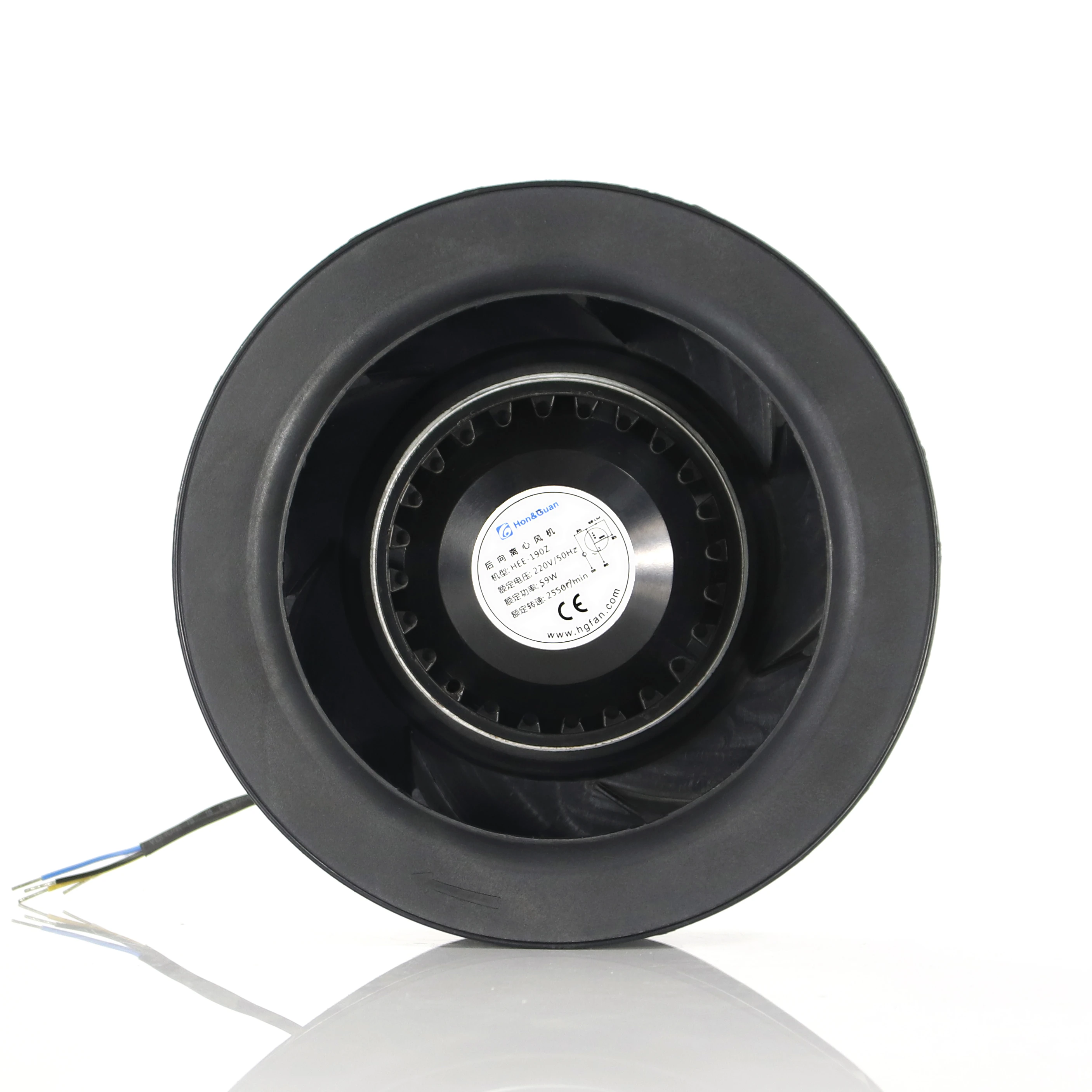 Industrial High Pressure AC 220v 240v Dc Ec Blower Impeller Centrifugal Fan Backward Curved