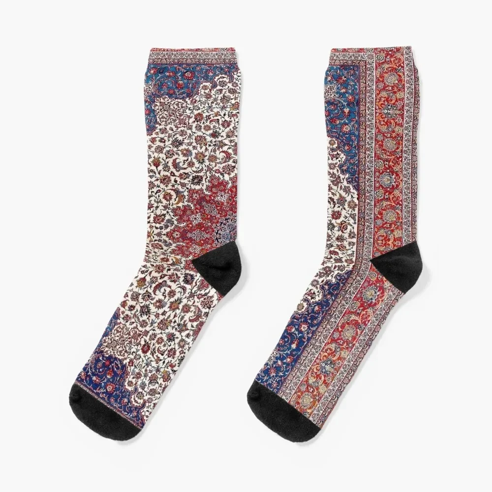 

Vintage Antique Persian Carpet Socks hiphop winter gifts snow happy Designer Man Socks Women's